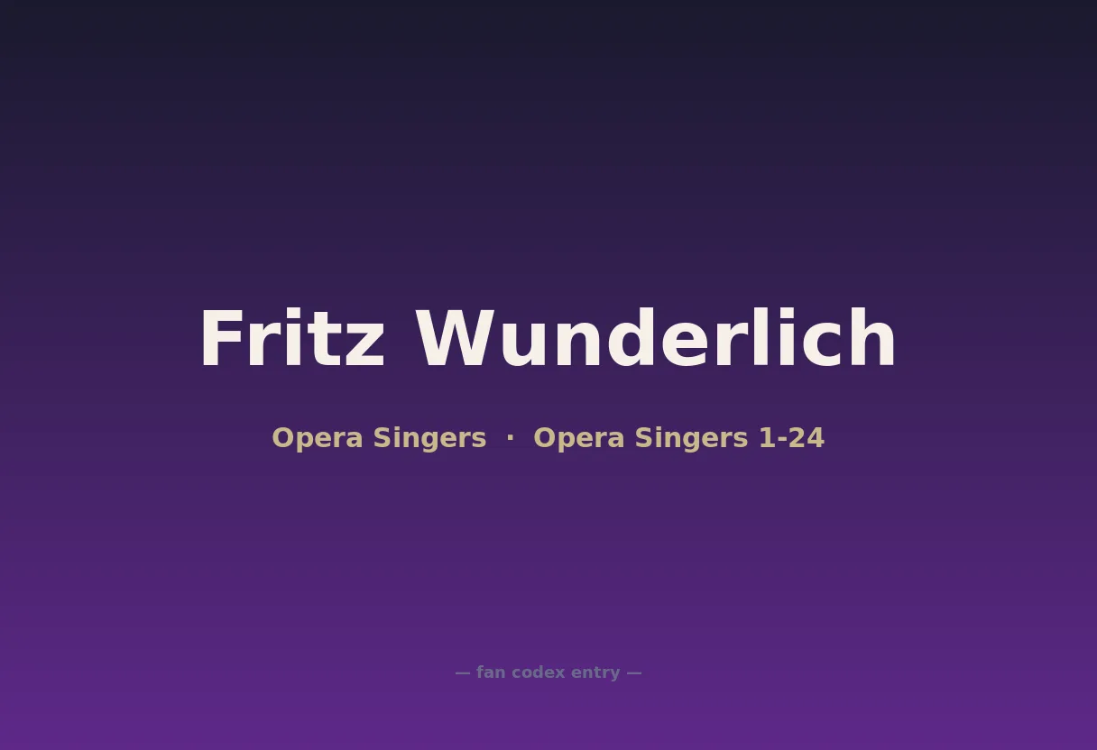 Fritz Wunderlich