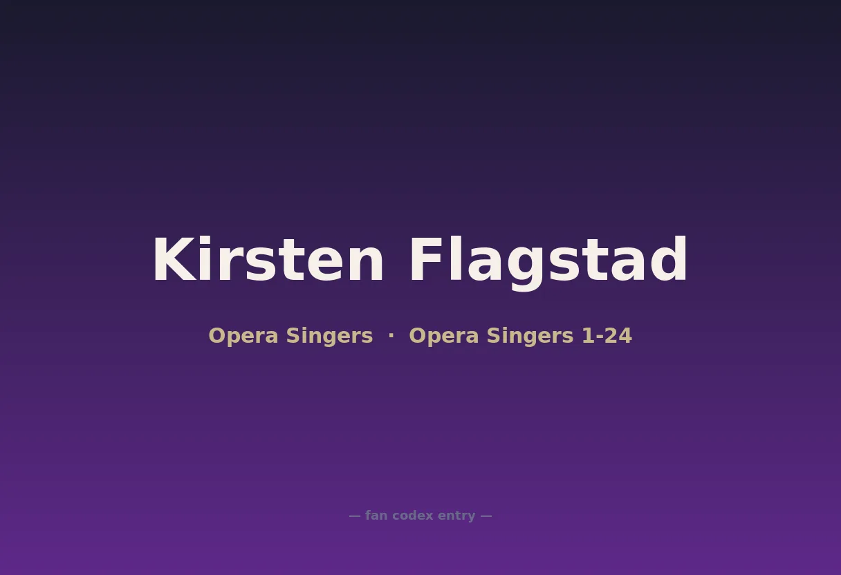 Kirsten Flagstad