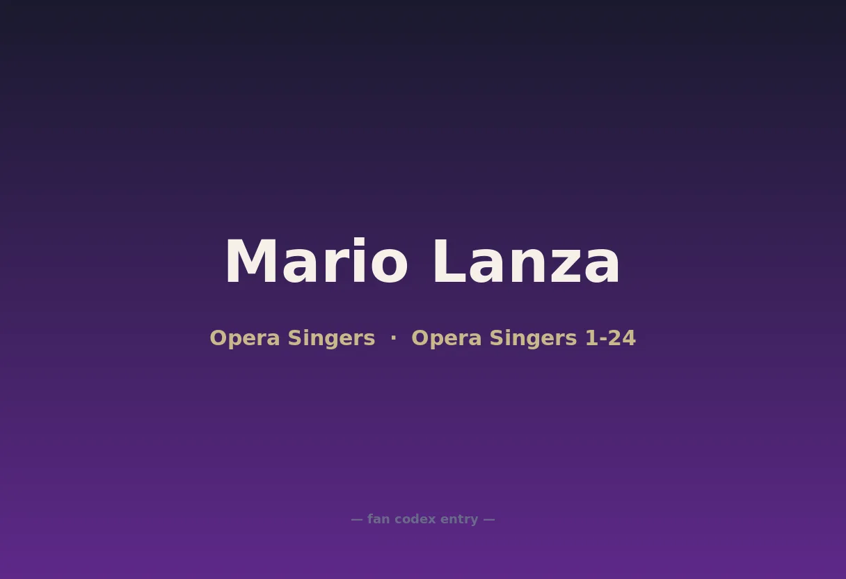 Mario Lanza