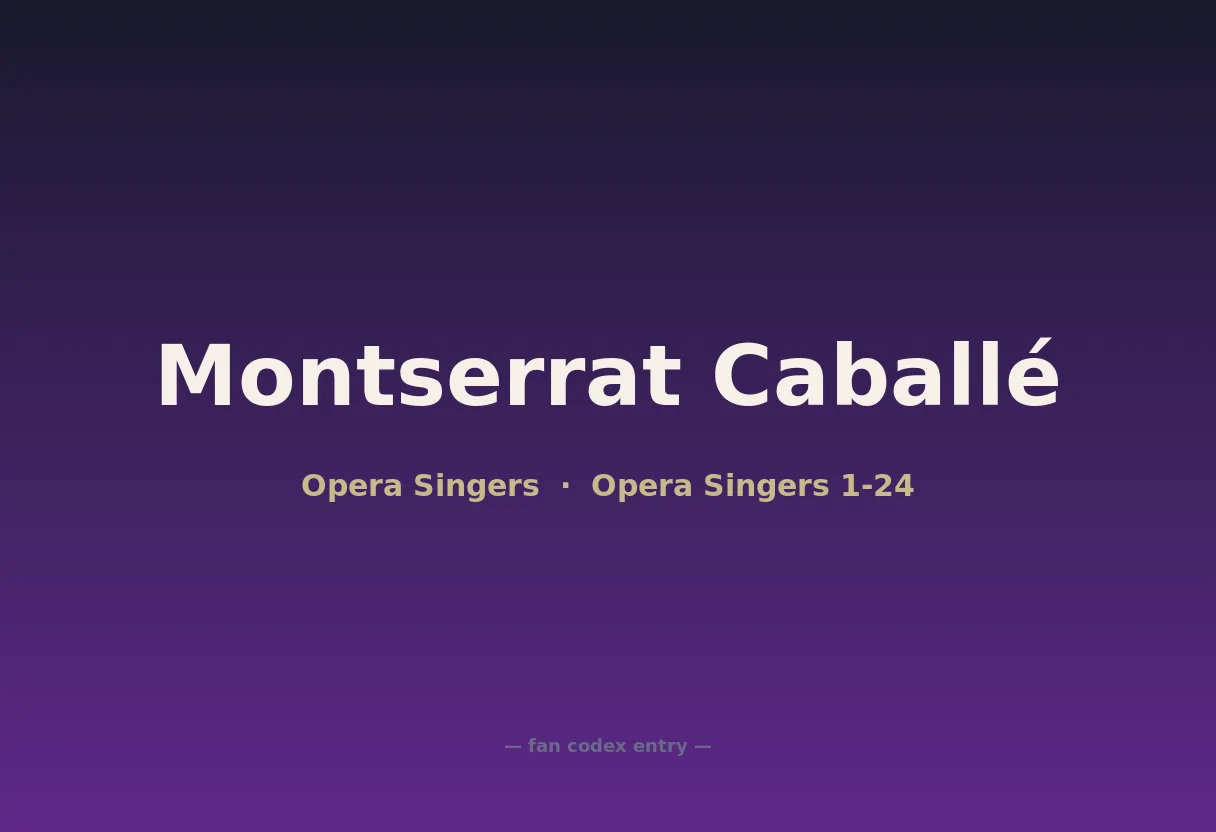 Montserrat Caballé