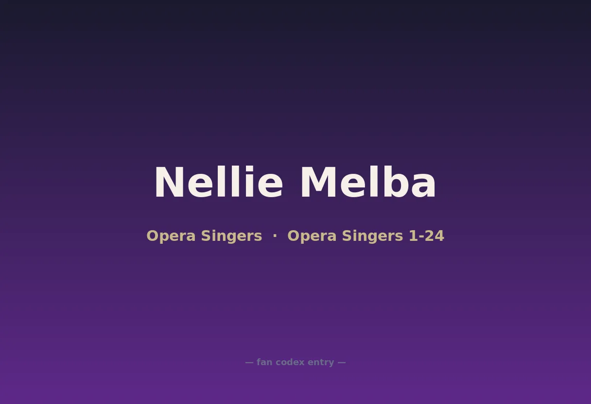 Nellie Melba