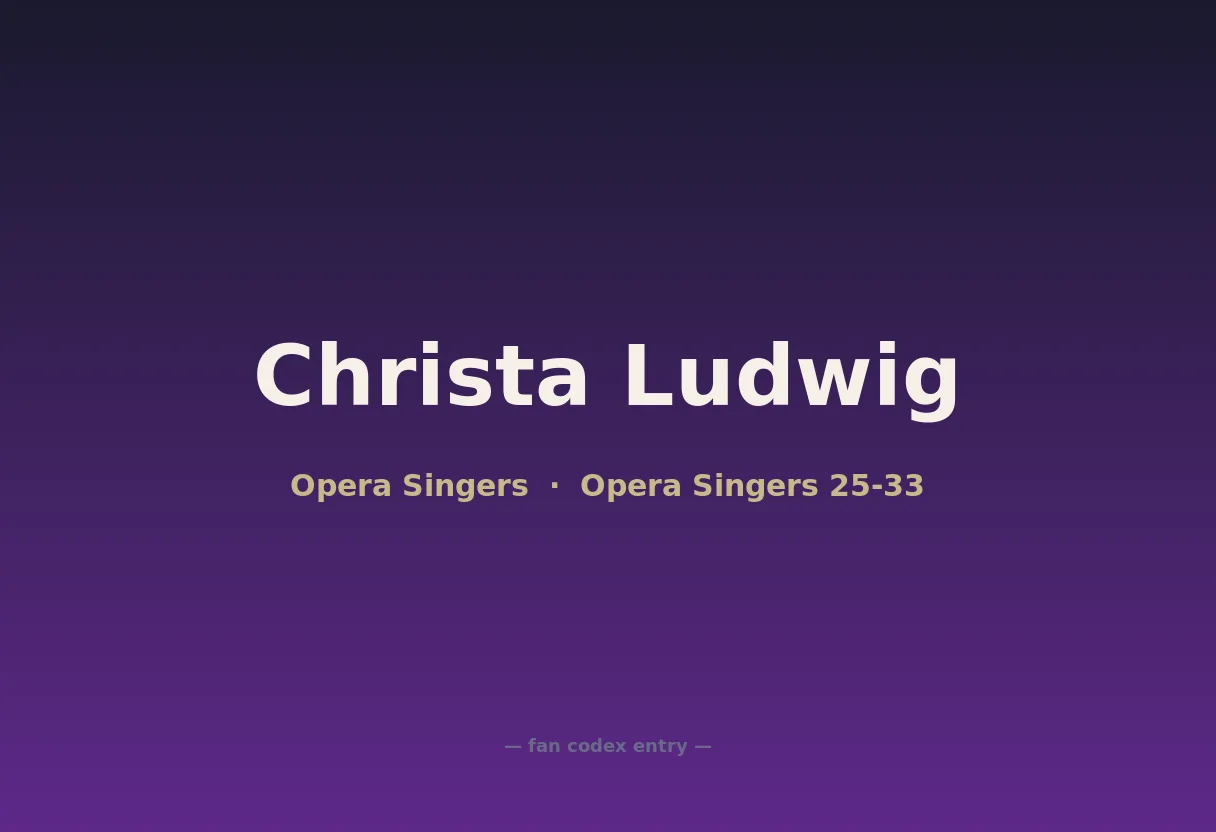 Christa Ludwig